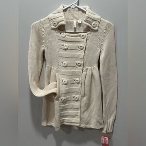 Frenchi Juniors Button up Cardigan Size XS NWT